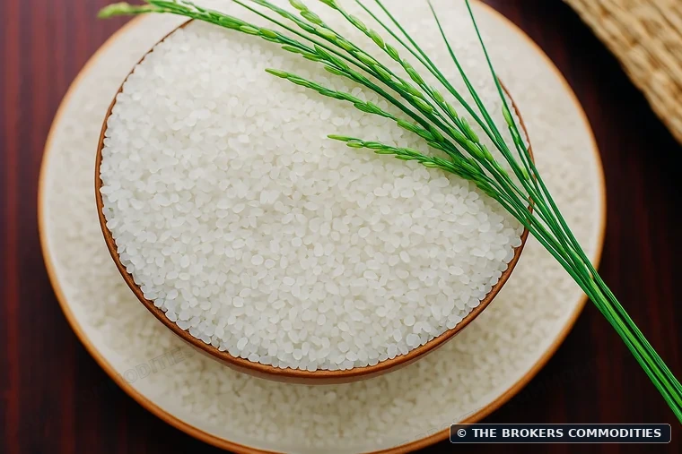 Arroz japônica ou calrose — Foto do catálogo atual, ilustrativa; não identifica um lote.