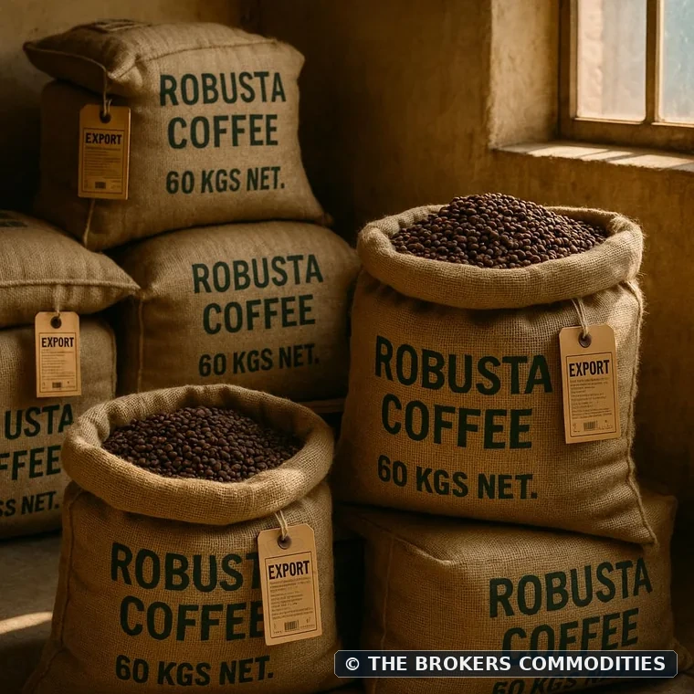 Café robusta — Foto do catálogo atual, ilustrativa; não identifica um lote.