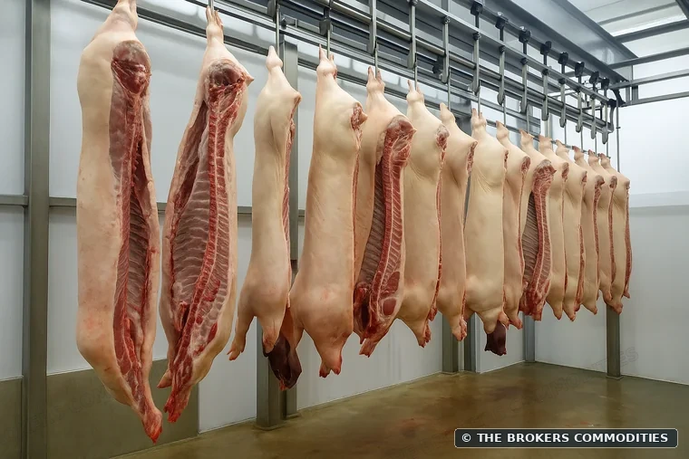 Carne suína congelada — Foto do catálogo atual, ilustrativa; não identifica um lote.